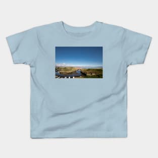 The mermaid at Seaton Sluice Harbour Kids T-Shirt